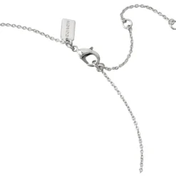 Coach Qlt Pednt Nklc in Silver