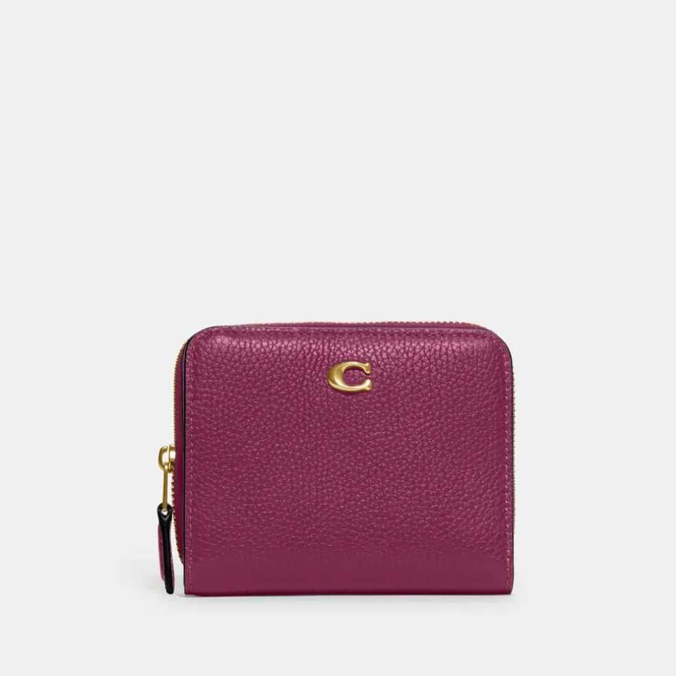 Coach S Zip Around Wallet in Pink