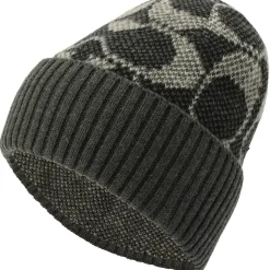 Coach Sig Beanie in Black