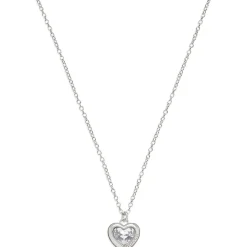 Coach Stn H Pdt Nklc in Silver