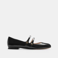 Coach Winley Mary Jane Flats in Black