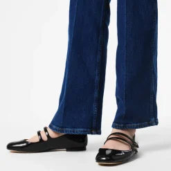 Coach Winley Mary Jane Flats in Black