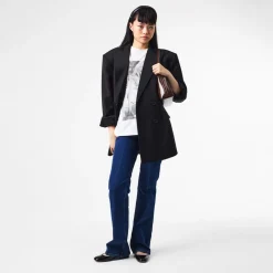 Coach Winley Mary Jane Flats in Black