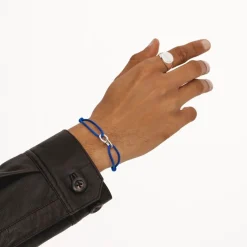 Common Lines Element Charm Bracelet in Silver