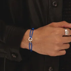 Common Lines Element Charm Bracelet in Silver