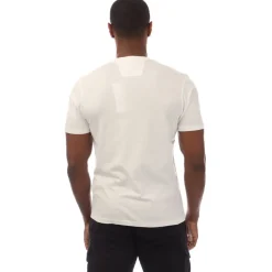 C.P. Company 30/1 Jersey Logo Patch T-Shirt in White