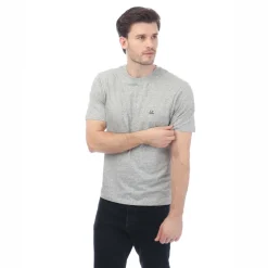C.P. Company 30/1 Jersey Logo T-Shirt in Grey
