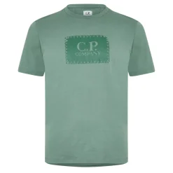 C.P. Company Block Logo T-Shirt in Green