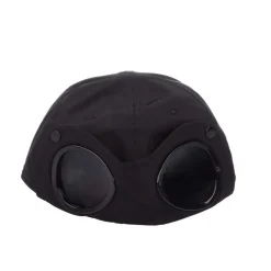 C.P. Company Chrome-R Goggle Cap in Black