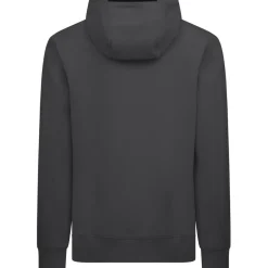 C.P. Company Diagonal Raised Fleece Hoodie in Black