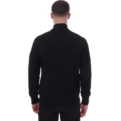 C.P. Company Knitted Half-Zip Sweatshirt in Black