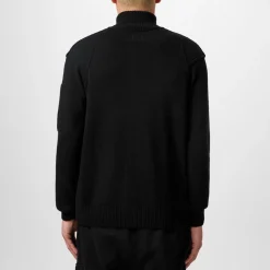 C.P. Company Knitwear Cardigan in Black