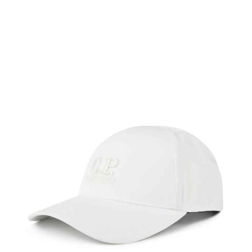 C.P. Company Logo Baseball Cap in White