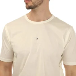 C.P. Company Mens Jersey No Gravity T-Shirt in White