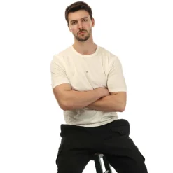 C.P. Company Mens Jersey No Gravity T-Shirt in White