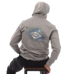 C.P. Company Metropolis Series Graphic Hoodie in Grey