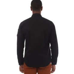 C.P. Company Organic Gabardine Lens Shirt in Black