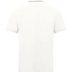 C.P. Company Short Sleeve Tipped Polo Shirt in White