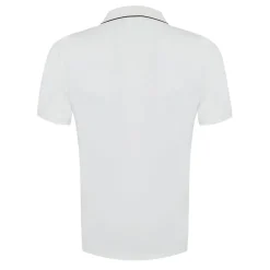 C.P. Company Short Sleeve Tipped Polo Shirt in White