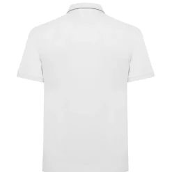 C.P. Company Short Sleeve Tipped Polo Shirt in White