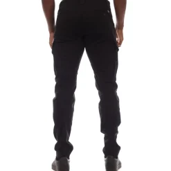 C.P. Company Stretch Sateen Cargo Lens Pants in Black