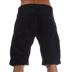 C.P. Company Stretch Sateen Cargo Shorts in Navy
