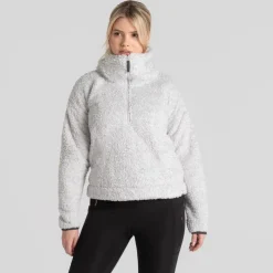 Craghoppers Bronagh Funnel Neck Relaxed Sweatshirt in Grey