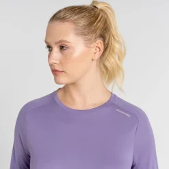 Craghoppers Dynamic Pro Regular Fit Crew Neck T-Shirt in Purple