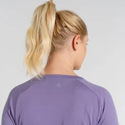 Craghoppers Dynamic Pro Regular Fit Crew Neck T-Shirt in Purple