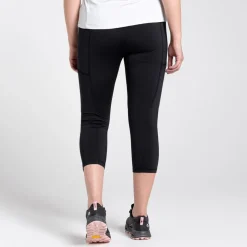 Craghoppers Dynmc Crop Trousers in Black