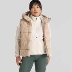Craghoppers Eilish Hoody Vest in Beige