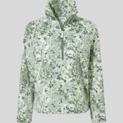 Craghoppers Evie Funnel Neck Relaxed Fit Sweatshirt in Green