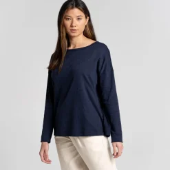 Craghoppers Forres Ls Top in Blue