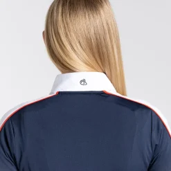 Craghoppers Marcella Mock Neck Regular Fit Shirt in Blue