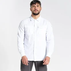 Craghoppers Nl Adv Ls Shirt in White