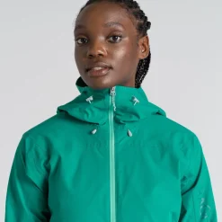 Craghoppers Olesia Hooded Rain Jacket in Green
