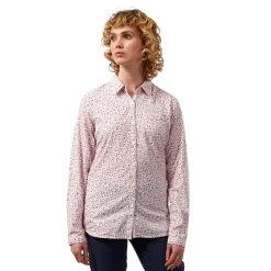 Craghoppers Regular Fit Long Sleeve Shirt in Pink