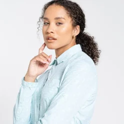 Craghoppers Regular Fit Long Sleeve Shirt in Green