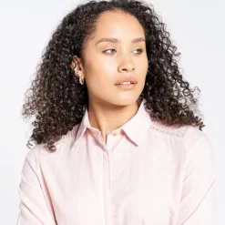 Craghoppers Relaxed Fit Long Sleeve Shirt in Pink