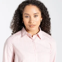 Craghoppers Relaxed Fit Long Sleeve Shirt in Pink