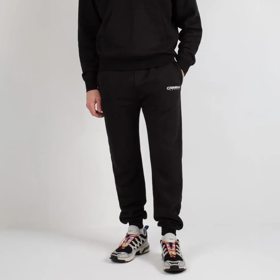 Criminal Damage Olympt Joggers in Black