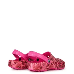 Crocs Baya Floral Mules in Pink