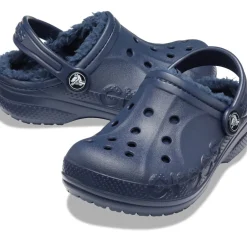 Crocs Baya Lined Clogs in Blue