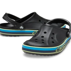 Crocs Bayaband Flatform Mules in Black