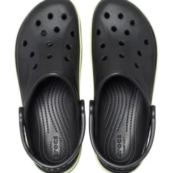 Crocs Bayaband Flatform Mules in Black