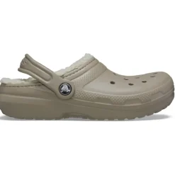 Crocs Classic Lined Clogs in Beige