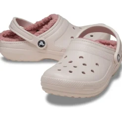 Crocs Classic Lined Mules in Pink