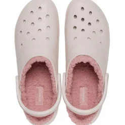 Crocs Classic Lined Mules in Pink