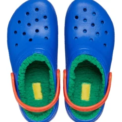 Crocs Classic Lined Mules in Blue