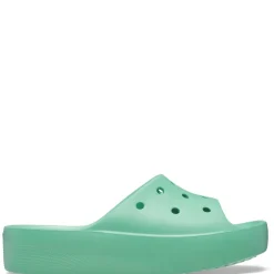 Crocs Classic Platform Slide Sandals in Blue